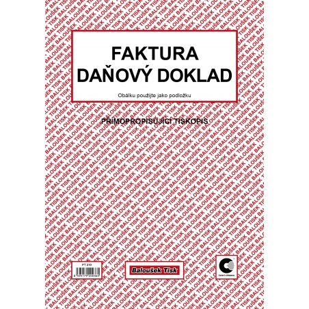 Faktura - daňový doklad A4