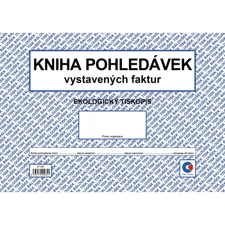 Kniha pohledávek A4 /kn. vys. fa.ob./