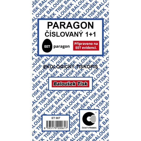 Paragon číslovaný