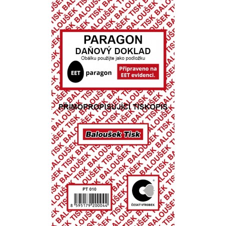 Paragon - daňový doklad