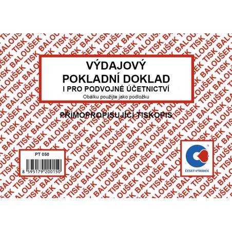 Výdajový pok.dok. i pro podvoj.úč. A6